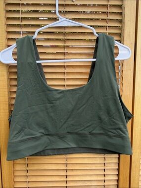 Fabletics Olive Green Scoop Sports Bralette